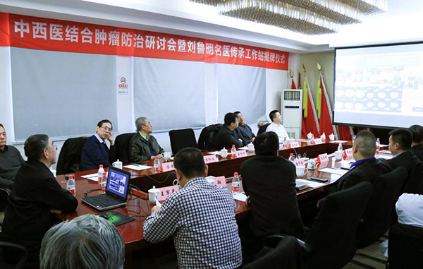 中西医结合肿瘤防治研讨会暨刘鲁明名医传承工作站揭牌仪式在京举行相关图片6
